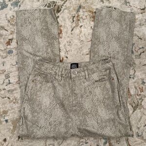 BDG Light Gray Patterned Jeans